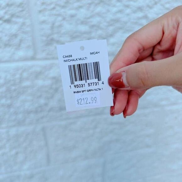 Coach CA438 Nolita 19 With Rainbow Coach In Chalk Multi - Picture 5 of 5